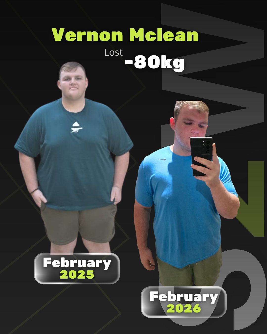 Vernon Mclean lost 80k